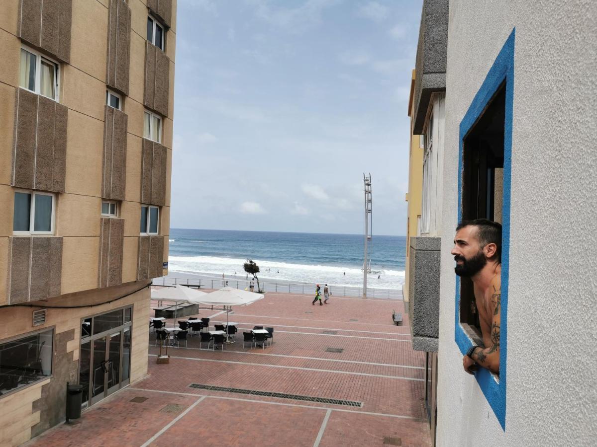 La Ventana Azul Surf Hostel ラスパルマス・デ・グランカナリア エクステリア 写真